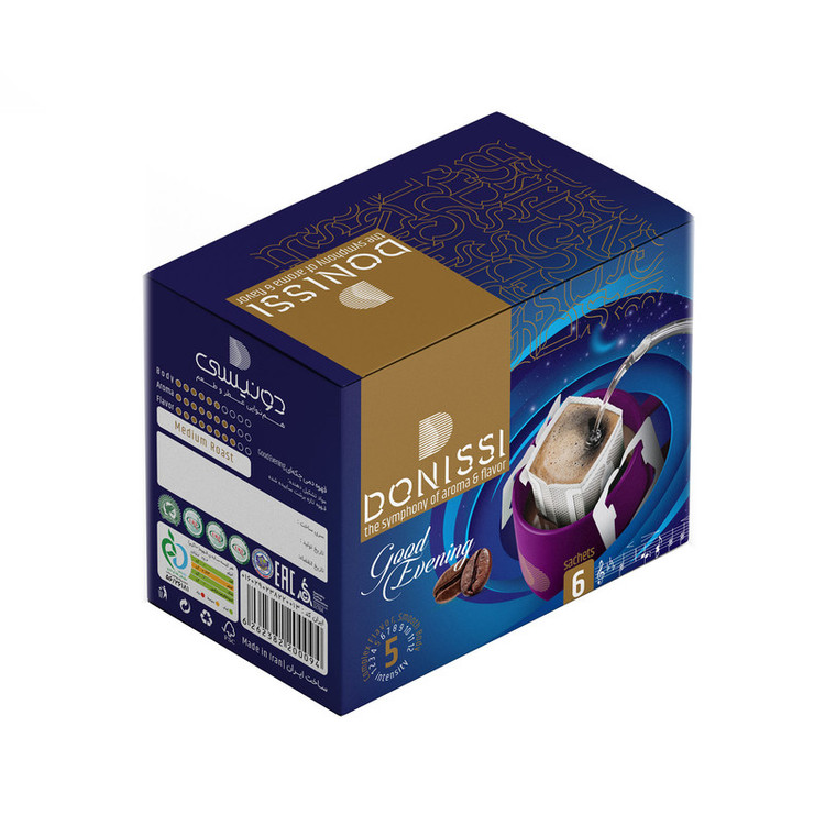 قهوه دمی چکه ای عصر بخیر Good Evening دونیسی (کافئین کم)