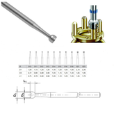 مته چنگ غلطان (کاسه ای) آلمانی - مخراجکاری
