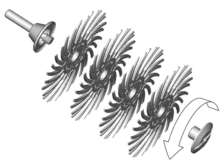 میل ماندرل طلاسازی