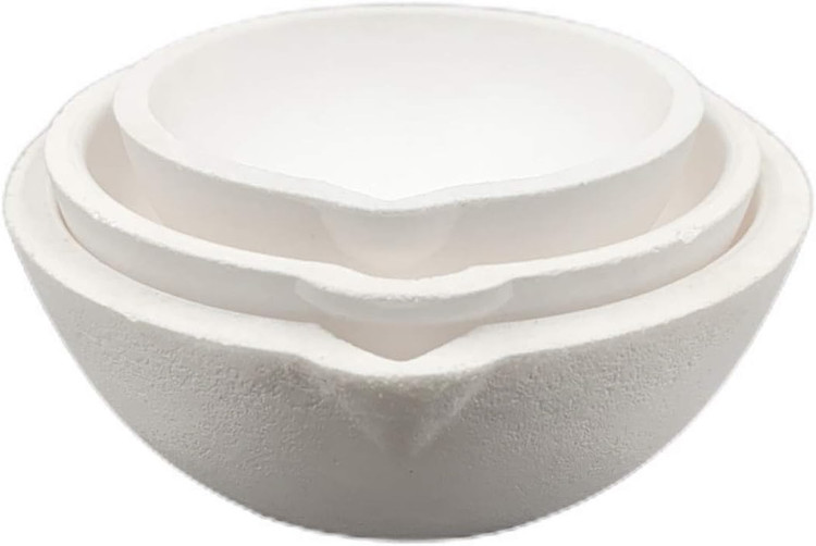 بوته کاسه ای ذوب طلا ۳۰۰ گرمی ساخت ایتالیا