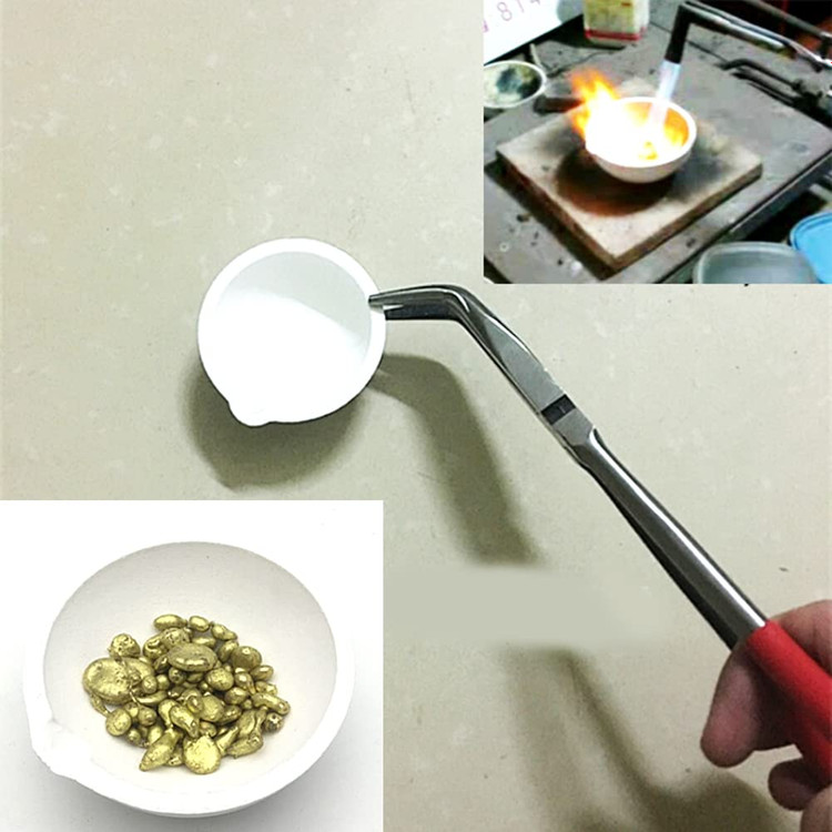 بوته کاسه ای ذوب طلا ۳۰۰ گرمی ساخت ایتالیا